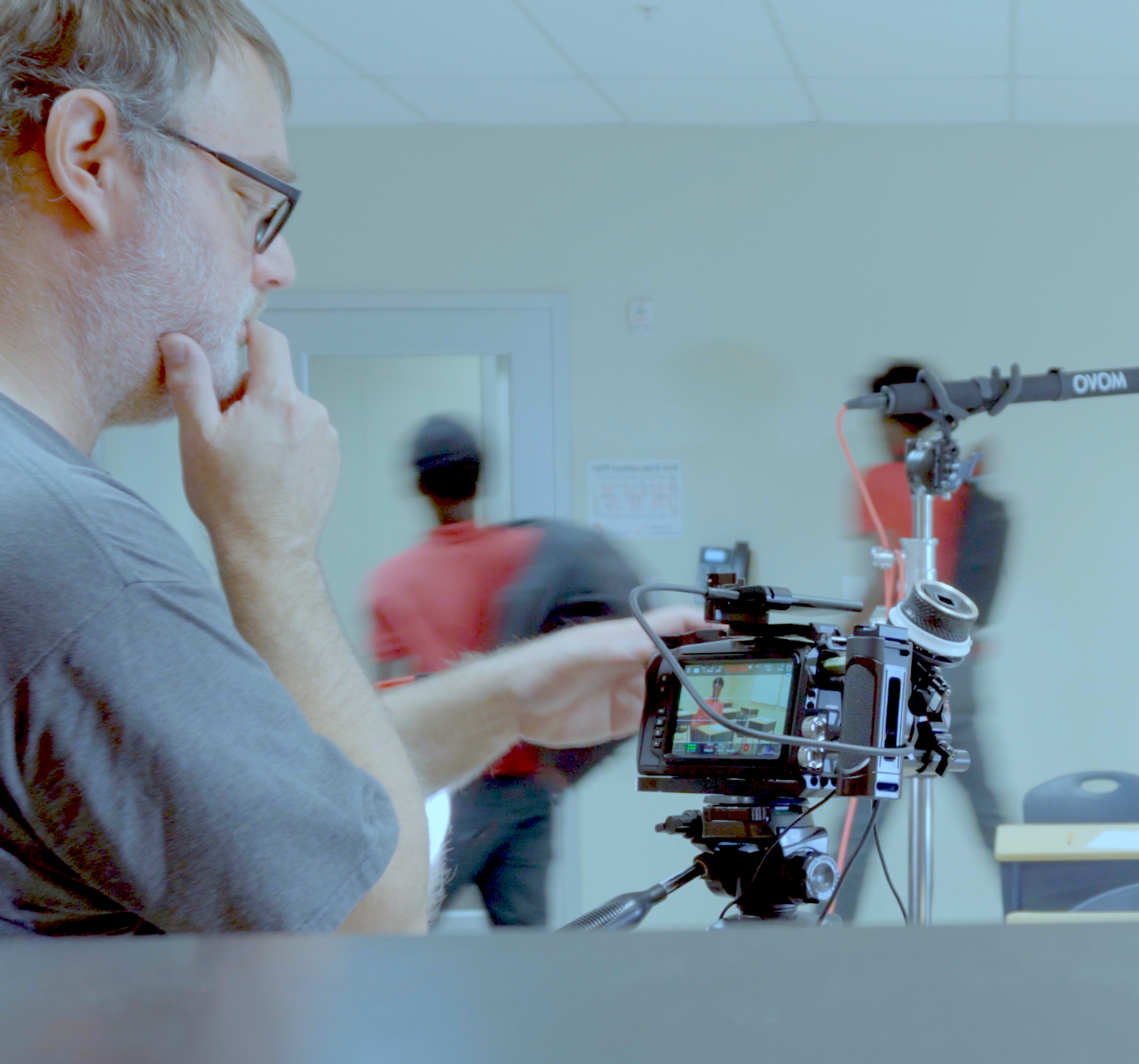 Behind the scenes Brian as a DP